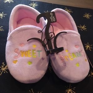 Wonder Nation "Sweet Dreams" Childrens Slippers 9-10